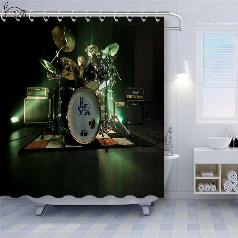 Vixm музыкальный Декор занавеска для душа фанки Фрактальный геометрический