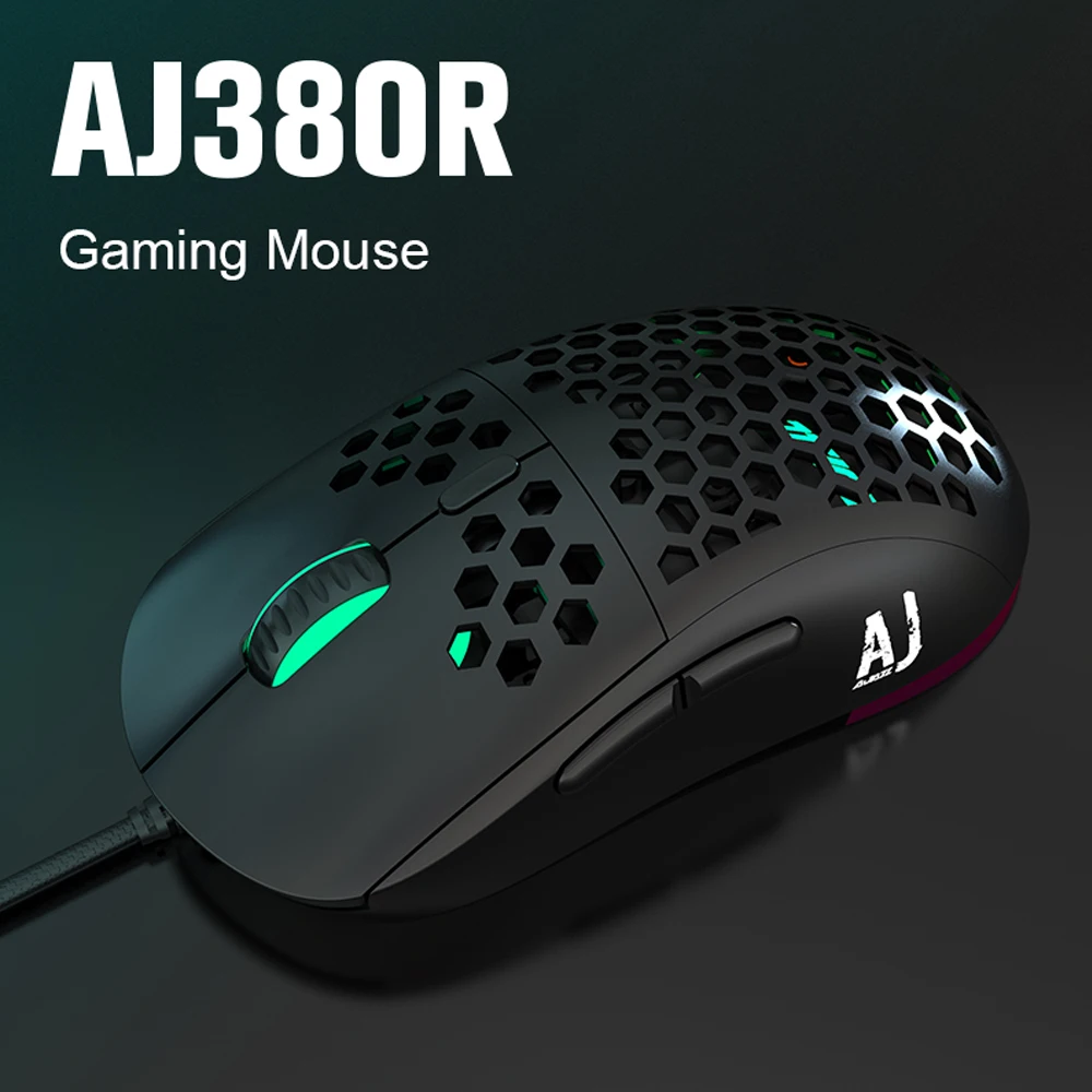 

Мышь AJAZZ AJ380R AJ380 игровая проводная, 6 кнопок, 16000DPI