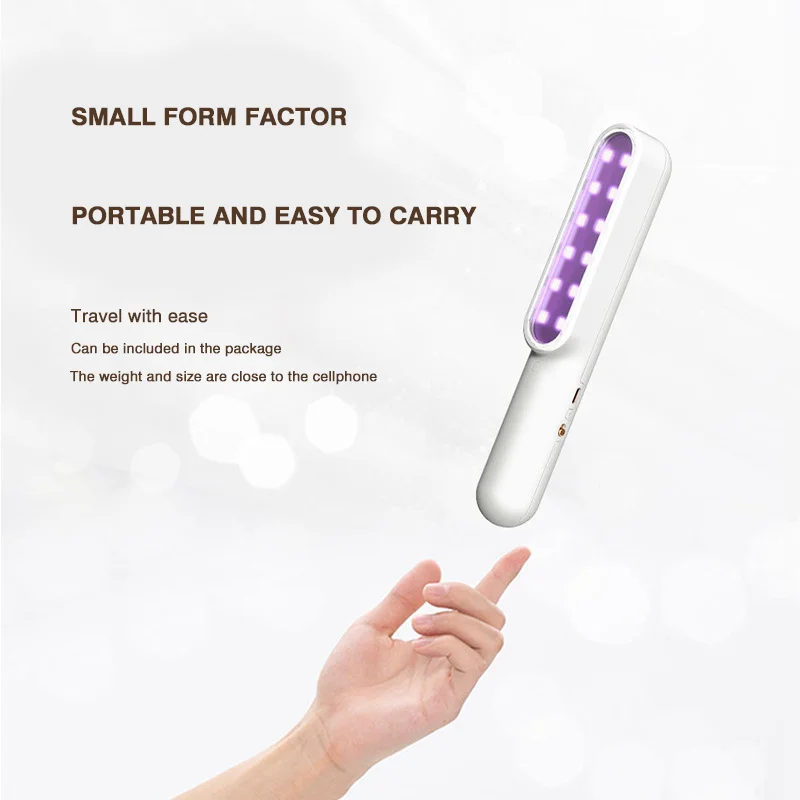 УФ лампа стерилизатор портативный светодиодный светильник дезинфицирующая