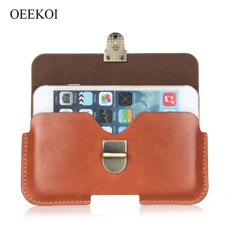 OEEKOI PU кожаный зажим для ремня чехол Чехол Prestigio Wize U3/V3/NV3/PX3/NK3/P3/N3/M3/K3/E3/D3/C3 5 дюймов|case