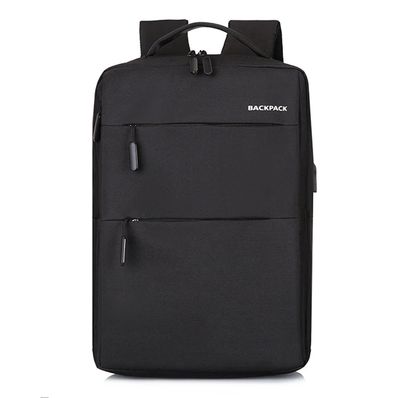 

Fashion Men's Business Backpack USB Charging 15.6 Inch Laptop Backpack Leisure Travel Student School Bag for Teenagers