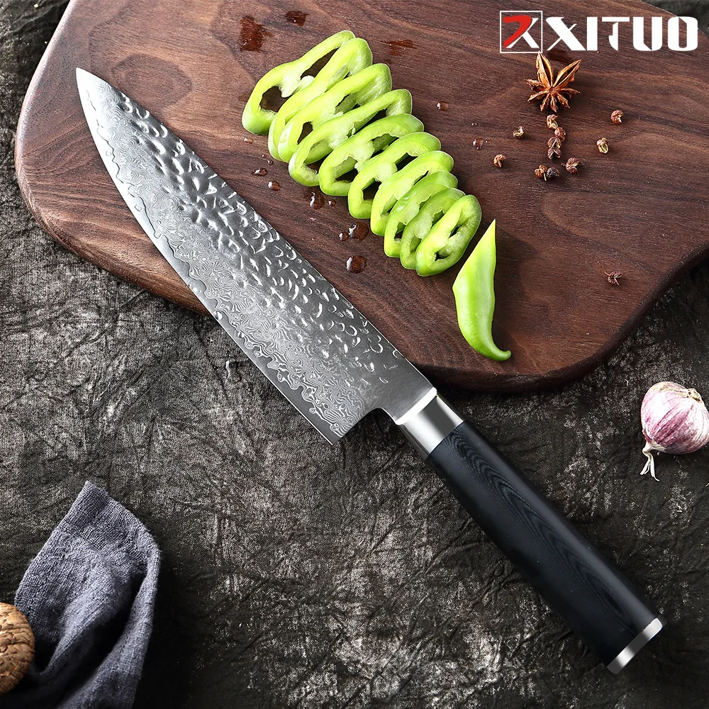 Качественные шеф ножи из дамасской стали 8 дюймов бритвенный станок с острым