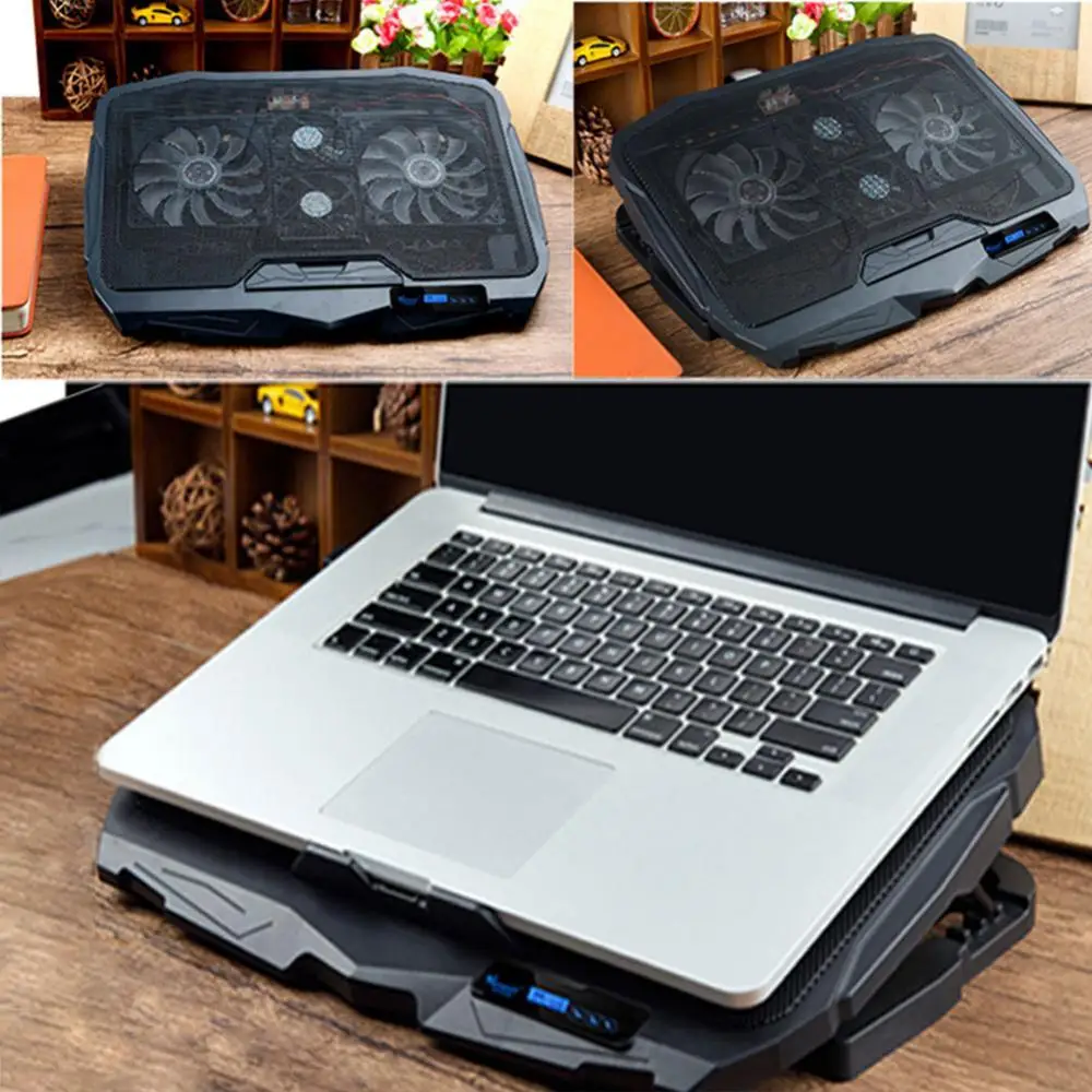 14/15.6inch Laptop Cooling 2-USB Ports Cooling Fan Pad Notebook Stand Holder Note book Cooling Fan with Light 14/15.6inch Laptop Cooling 2-USB Ports Cooling Fan Pad Notebook Stand Holder Note book Cooling Fan with Light