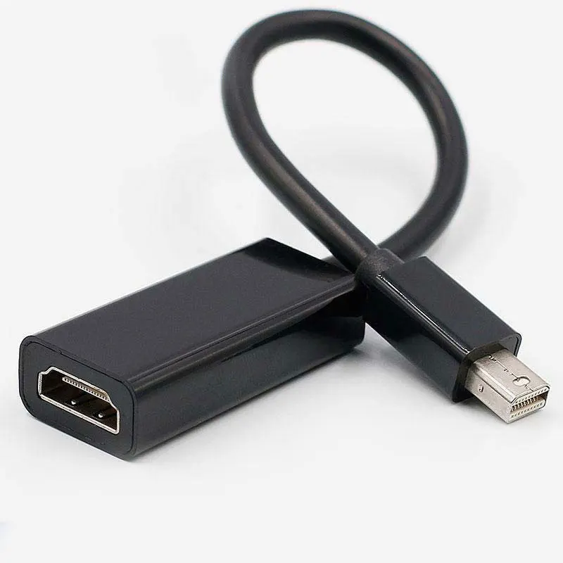 Мини DP к HDMI адаптер Thunderbolt Дисплей порт мультимедийный кабель для Apple Mac