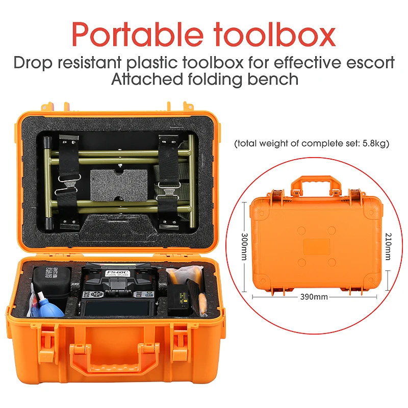 Сварочный аппарат для оптоволокна COMPTYCO автоматический сварочный золотистого