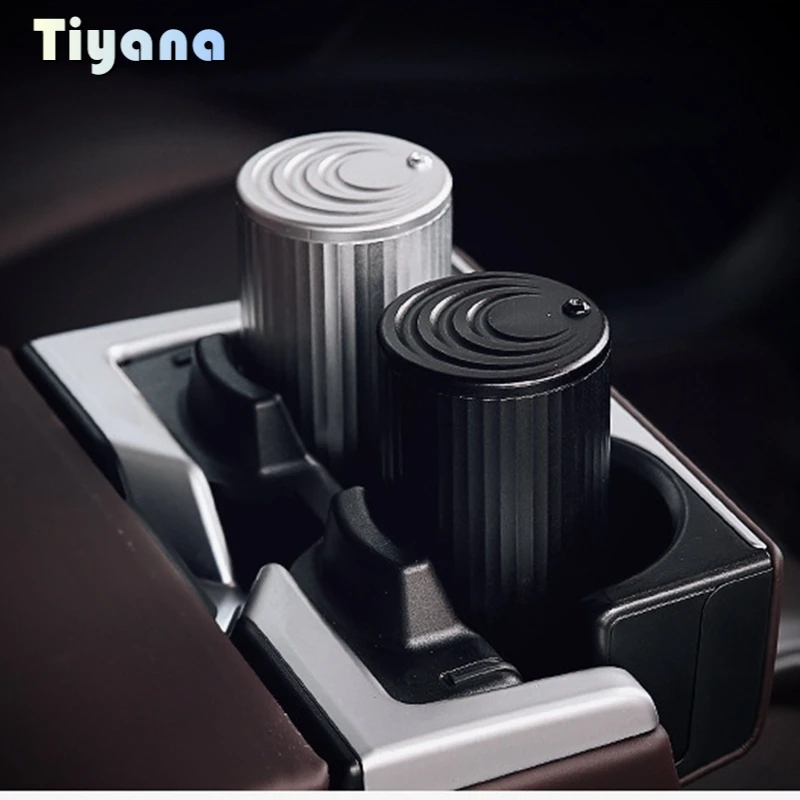 

Pure metal car ashtray, personality and creativity, universal multi-function car ashtray with cover, car supplies ashtray
