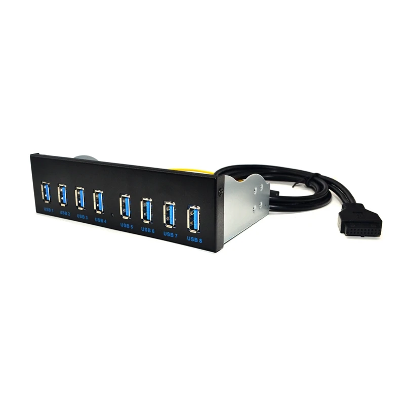 19 Pin до 8 портов USB 3 0 концентратор 5 25 дюймов CD-Rom диск Bay CD Rom Передняя панель для
