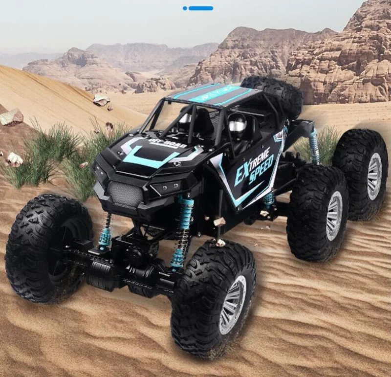Детский подарок электрический RC автомобиль 1:8 2,4G 150M супер большой 6/4 колеса 6WD 4WD вождения независимая подвеска 360 градусов опрокидывающийся RC автомобиль