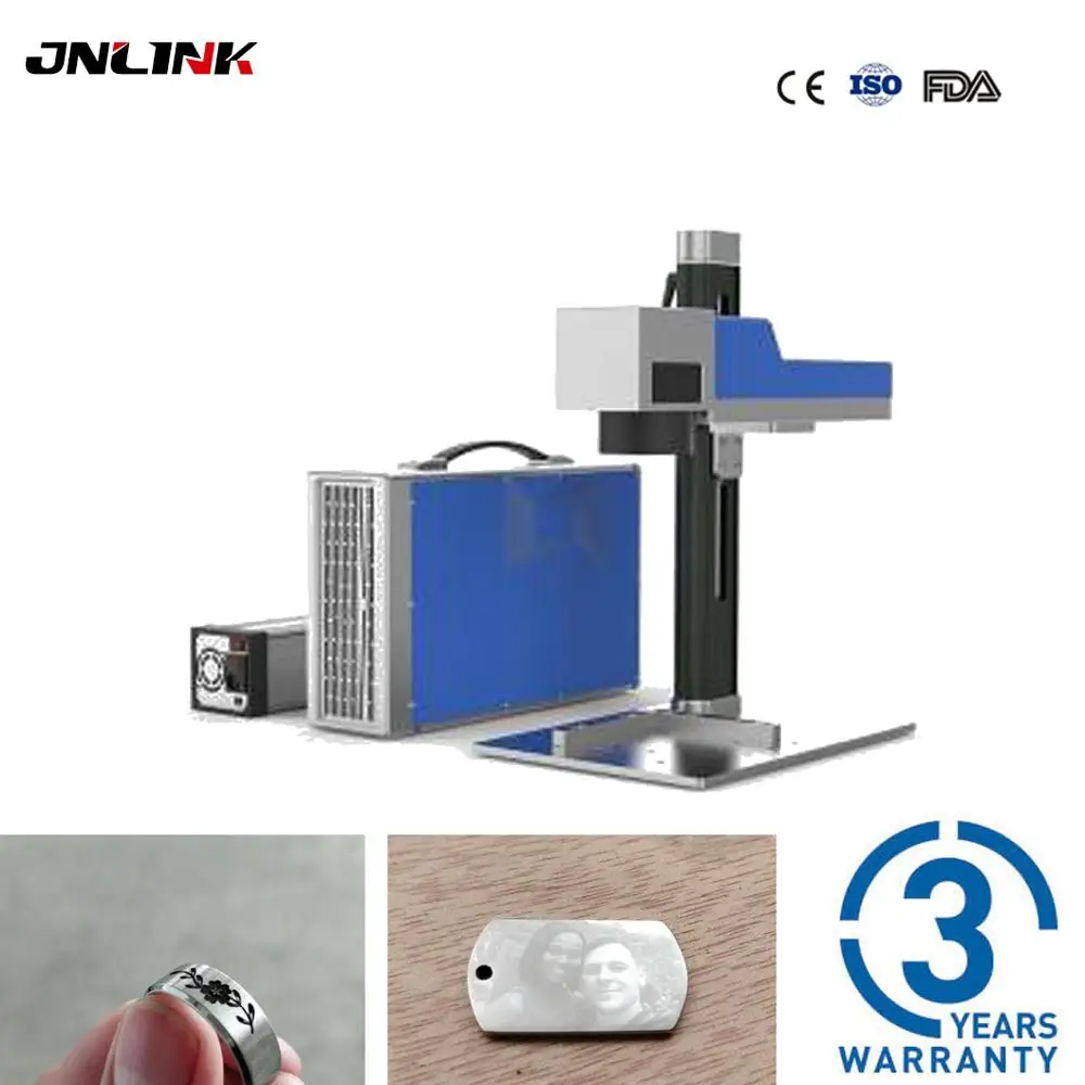 Низкая цена raycus волоконная лазерная маркировочная машина 20 Вт гравировальная