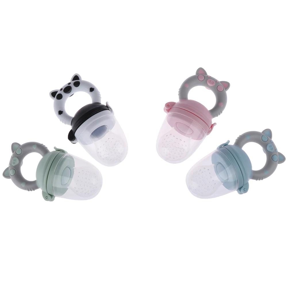 Chupete de silicona para morder, alimentador de frutas, mordedor, alimentador para beb&eacute;, 1 unidad-2