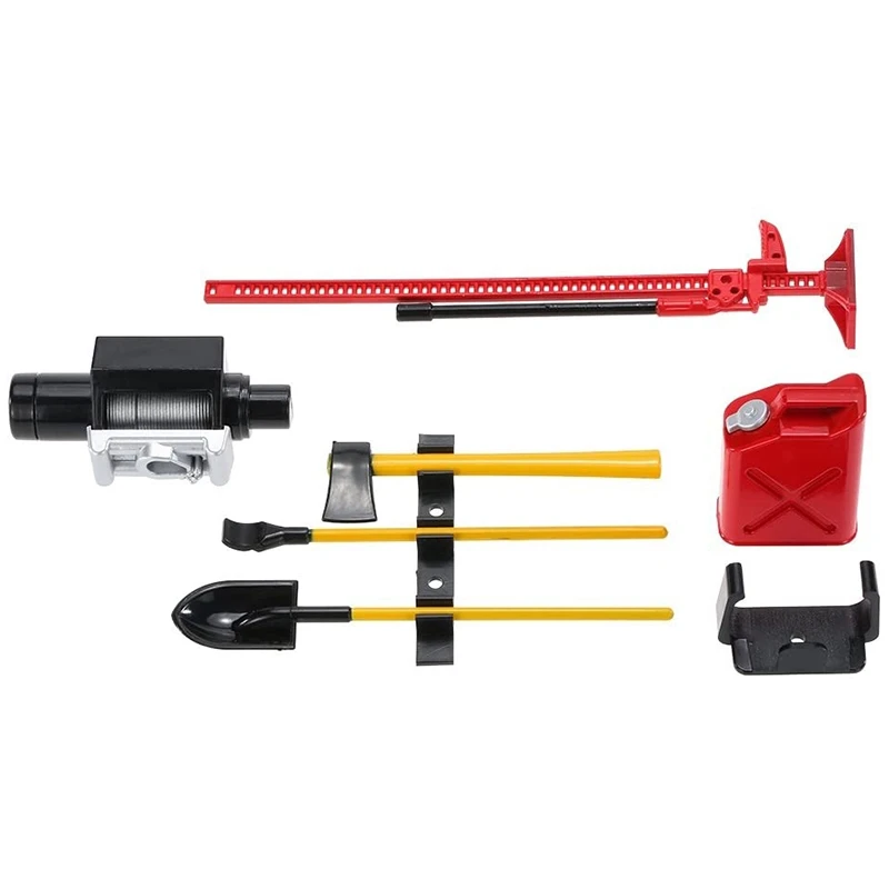 RC буксировочный крюк цепь для прицепа кронштейн пряжки с масляным баком барабан