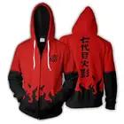 Белая Повседневная Толстовка с капюшоном в стиле японского аниме на молнии, толстовка на молнии 3D, мужская Толстовка Оверсайз, Мужская одежда, толстовка