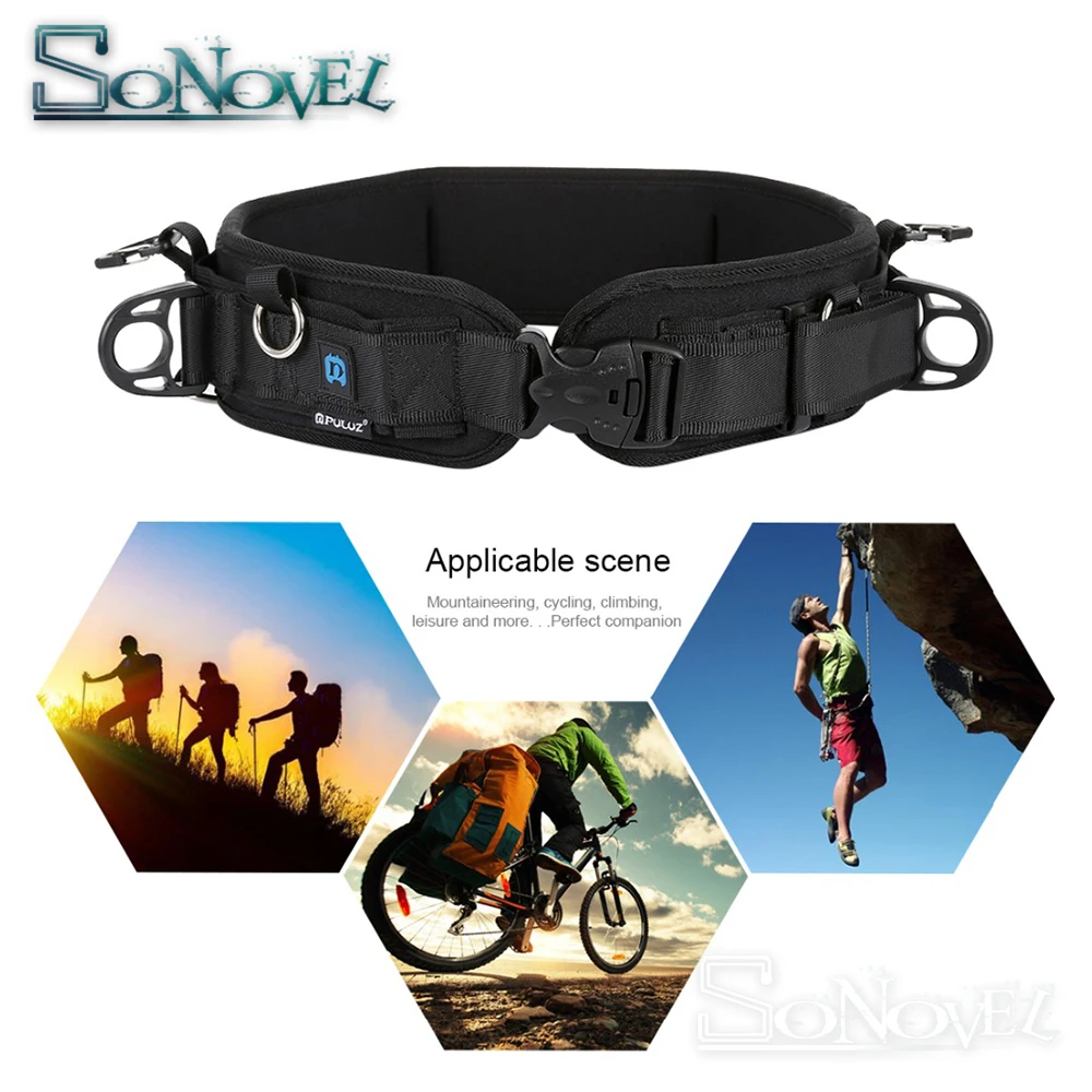 camera waist belt multi functional bundle waistband strap belt with hook photography belt backpack belt for slrdslr camera free global shipping