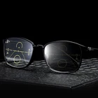 Очки для чтения с многофокальными линзами TR90 для мужчин и женщин, прогрессивная фотохромная с защитой от ультрафиолетового излучения и дальнозоркости, в полной оправе