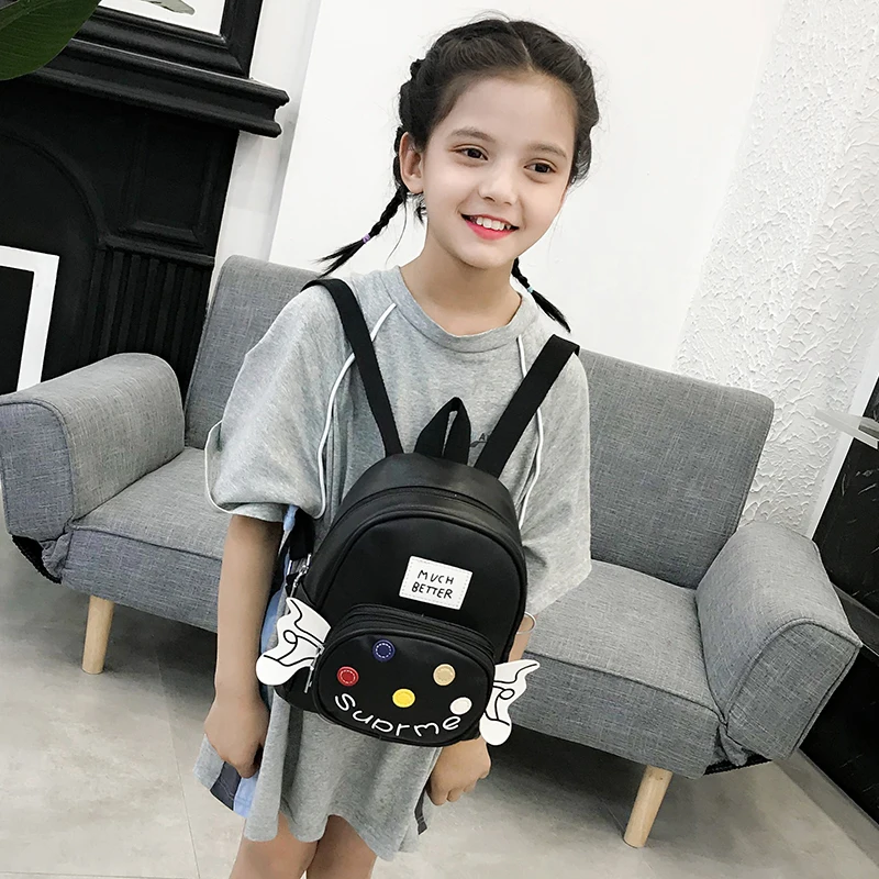 

Wing Design Kids Backpacks Borsa per bambini Toddler Backpack Kinderen rugzak Kindergarten Children 3D Cartoon Zaino per bambini