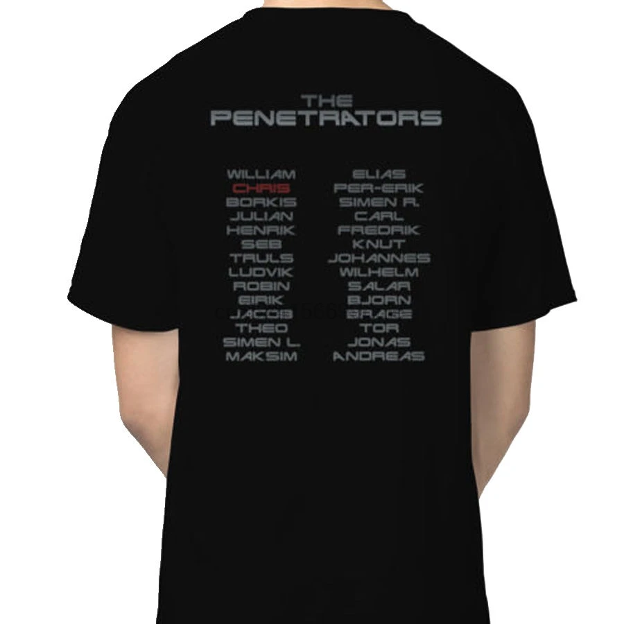 

New The Penetrators SKAM (Chris in red) Men T-shirt Black