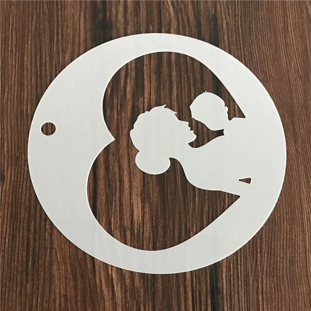 Многоразовый трафарет для рисования на День Матери и детей Аэрограф