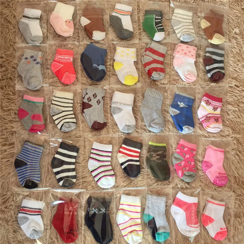 Winter Spring Hot 5Pairs Baby Kids Cute Cartoon Socks Newborn Infant Toddler Soft Cotton Sock Comfortable Ankle For 0-3Y |