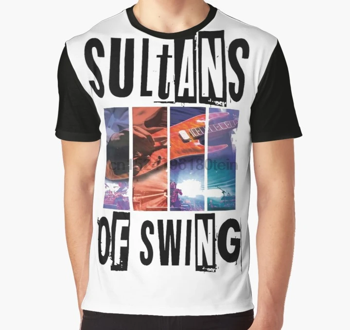 Принт по всему миру 3D футболка Мужская забавная Sultans of Swing полная печать большой