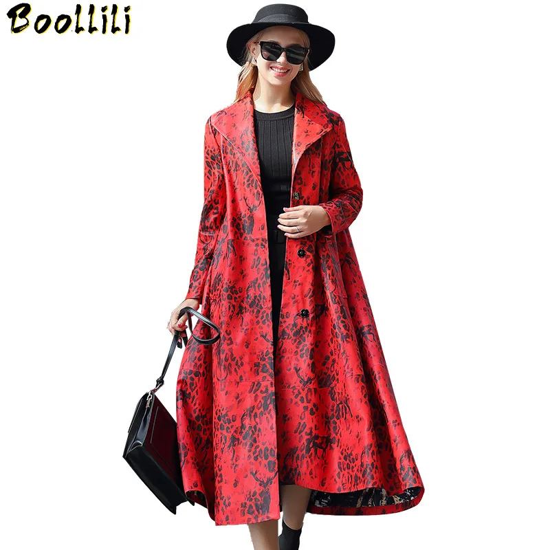 

Женская куртка из натуральной кожи Boollili, свободная куртка из овечьей кожи 2020