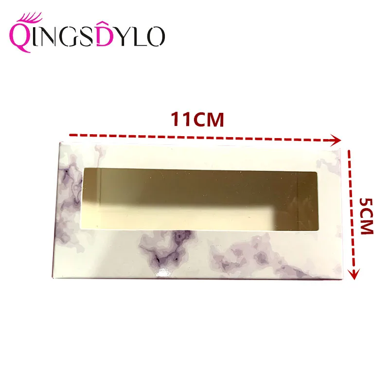 50/100 шт./лот коробка для норковых ресниц 25 мм чехол ресниц/5D норковые ресницы