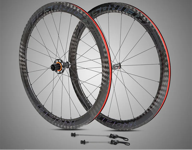 Online Coltello In Fibra Di Carbonio 50 Coltello In Carbonio A Quattro Cuscinetti A Tamburo Anteriore 20 Posteriore 24 Fori C Freno Anello In Carbonio Set Ruote Ruota Bici Diametro 700