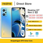 Смартфон Realme GT Neo 2, NFC, 6,62 дюйма, FHD +, Qualcomm, Snapdragon 870, 8 ядер, задняя камера 64 мп, 5000 мАч, 6 ГБ8 ГБ ОЗУ
