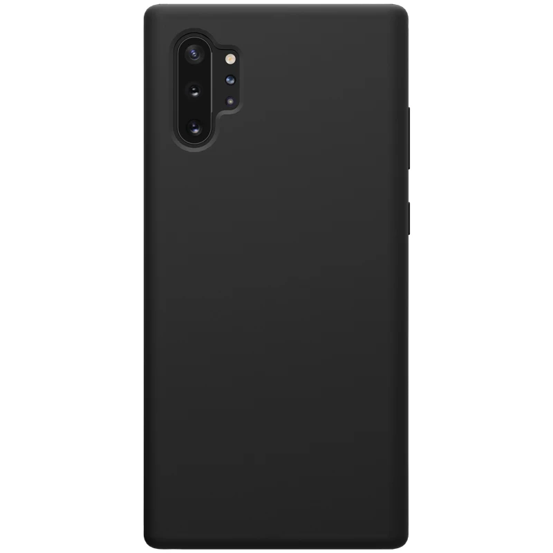 Черный Для samsung Galaxy Note 10 Plus чехол Nillkin Flex роскошный силиконовый мягкий ТПУ задняя крышка для samsung Note 10 Plus Nilkin чехол для телефона - Цвет: Черный