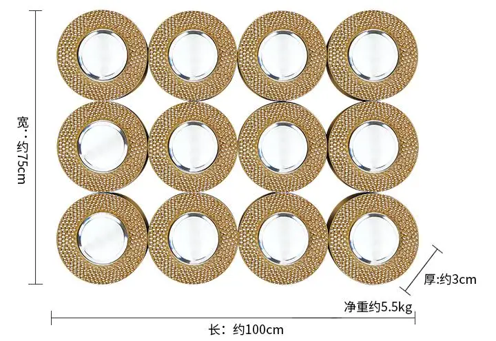 Большое настенное зеркало 100 см простой домашний декор большое для спальни