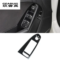 car styling for audi a4 b8 a5 window lifter control frame switch armrest panel covers stickers trim auto interior accessories