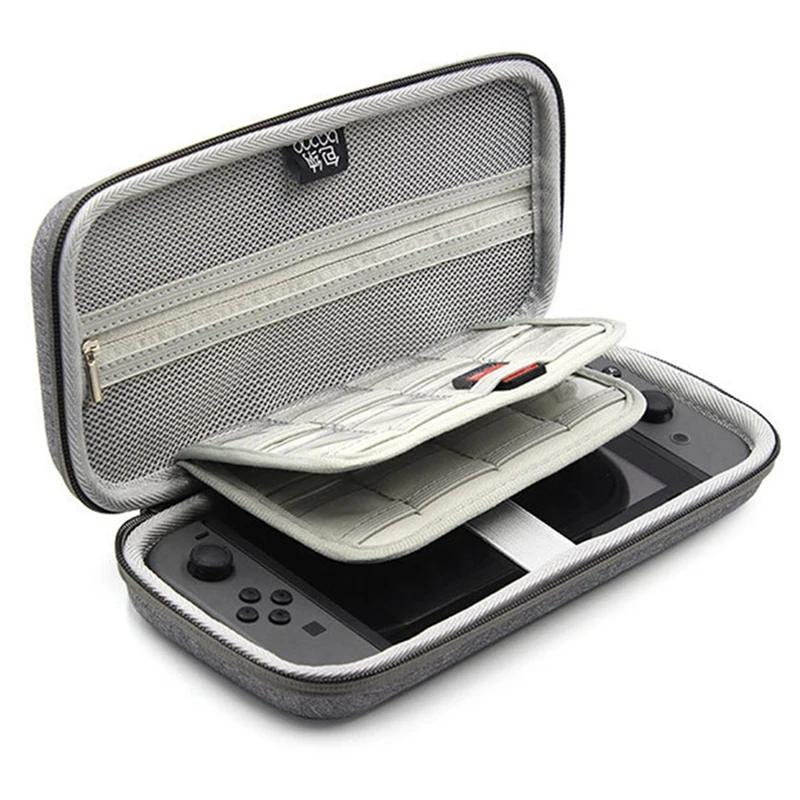 

Сумка для хранения подходит для Nintendo Switch Lite Портативный Жесткий Корпус Водонепроницаемый Многофункциональный защитный ящик для хранения