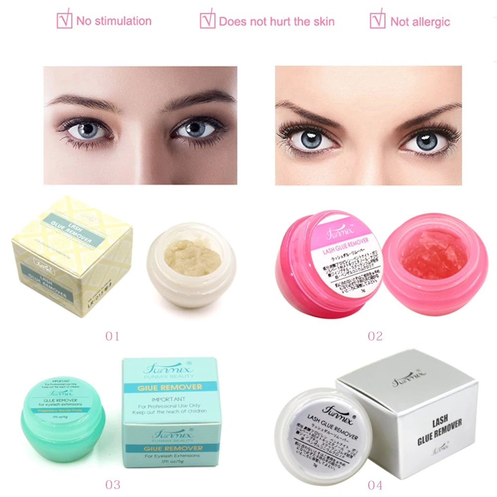 Средство для удаления клея ресниц Pro 4 типа крем наращивания ароматизирующий