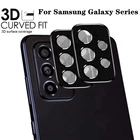 Изогнутая 3d-защита для объектива Samsung Galaxy S21 S22 Ultra Plus, стекло для камеры Samsung A12, A32, A52, A72 Z, Fold3, Flip3, задняя крышка