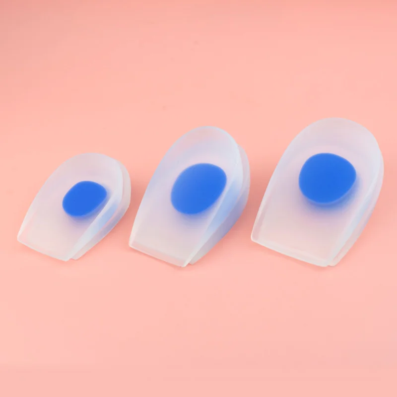 

Silicone Insole U-Shaped Heel Pad Shock Absorption Pressure Relief Soft Comfortable Heightening