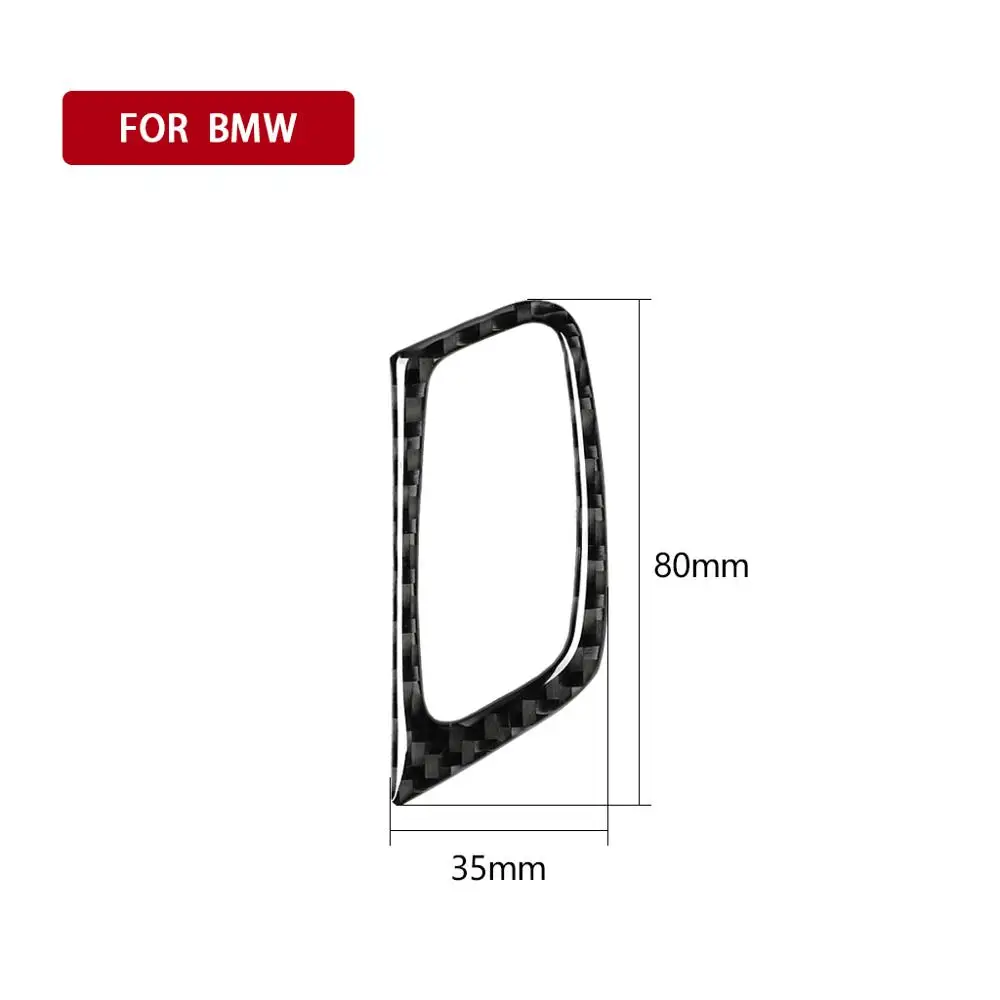 

Carbon Fiber Car Stickers For BMW E70 E71 X5 X6 M Performance Key Hole Protection Circle Ignition Switch Stop Refit Decoration
