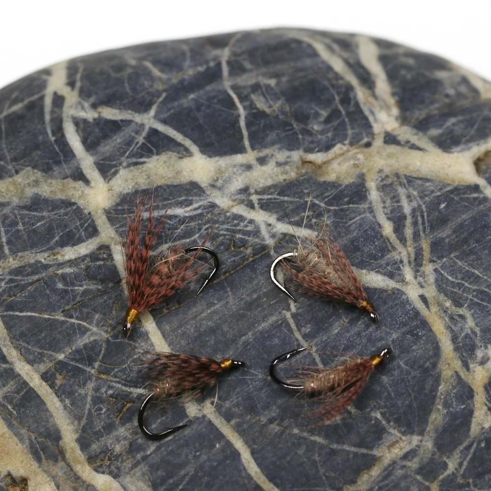 Bimoo 6 шт. #14 мягкие ушные флумф-хаки для отдыха Mayfly паук мухи мокрые окунь искусство