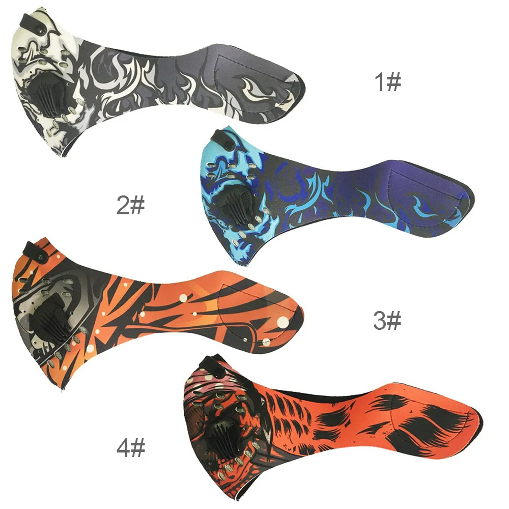 

Half Face Cover Activated Carbon Pm2.5 Anti-dust Bike Cycling Outdoor Sports Breathable Face Filter Cover