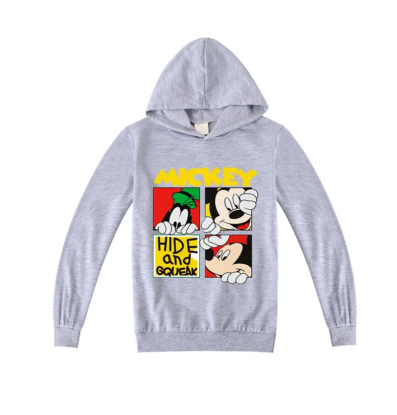 Детское хлопковое пальто с капюшоном и принтом Микки Минни Маус | Мать ребенок