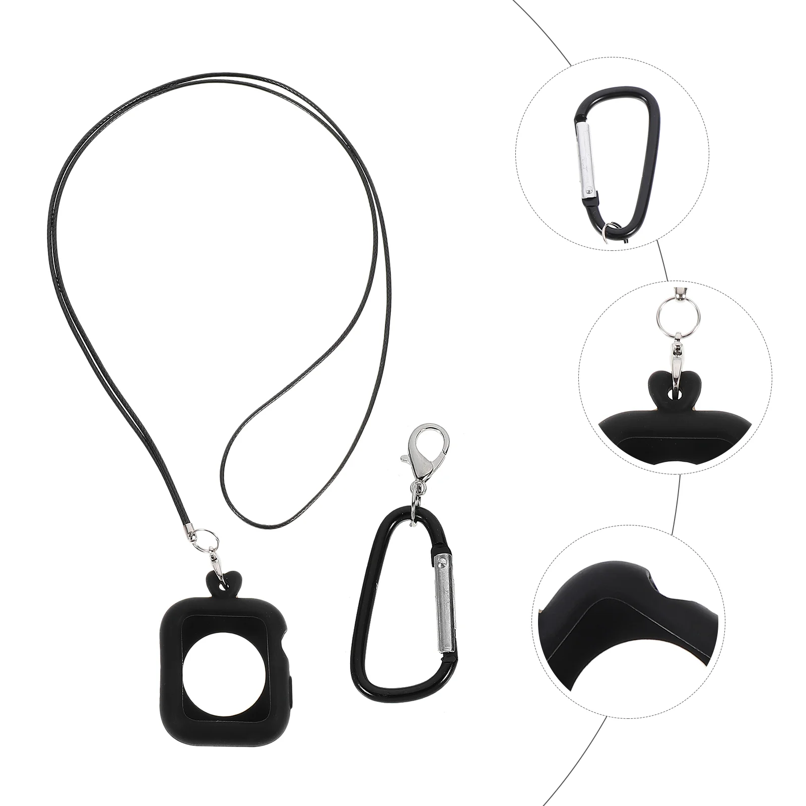 

Silicone Case Cover Necklace Adapter Pendant Compatible with iwatch456se