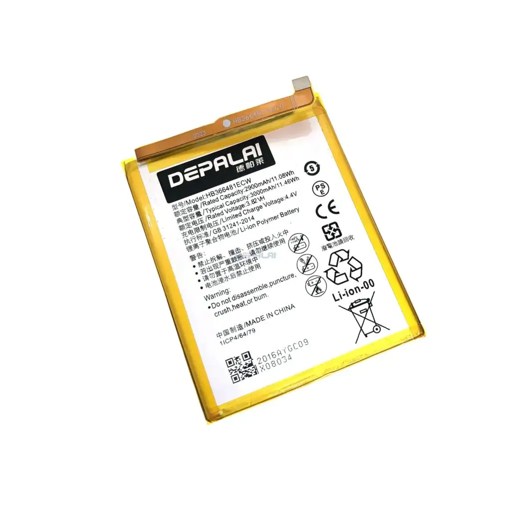 Новый аккумулятор HB366481ECW хорошего качества для телефона Huawei P9 Ascend Lite G9 honor 8 5C EVA L09