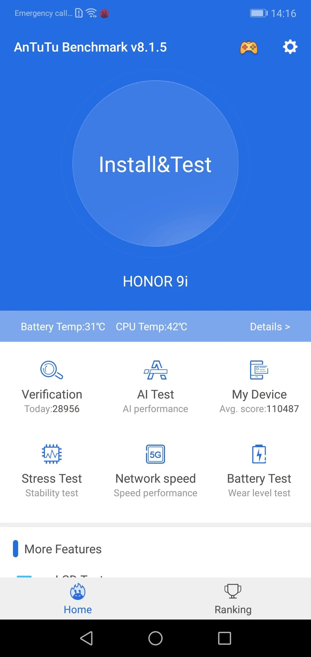 Мобильный телефон Honor 9i с глобальной прошивкой, OTA, 4 Гб ОЗУ, 64 Гб ПЗУ, 5,84 дюймов, FHD Kirin 659, Android 8,0, двойная камера, 3000 мАч, мобильные телефоны