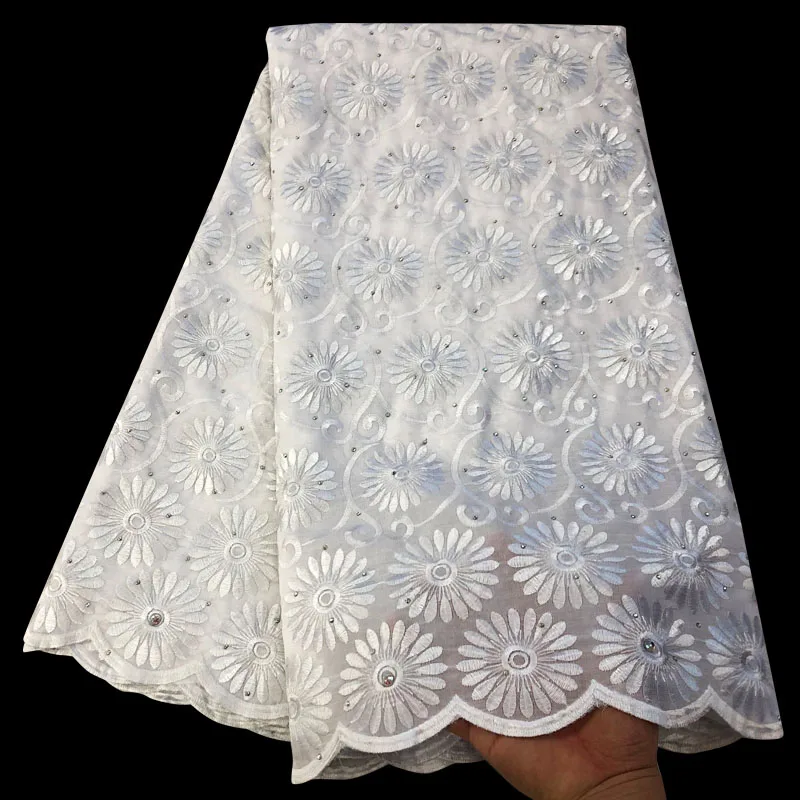 African Dry Lace Fabrics High Quality For Men Cotton Fabric Swiss Voile With Stones In Switzerland | Дом и сад