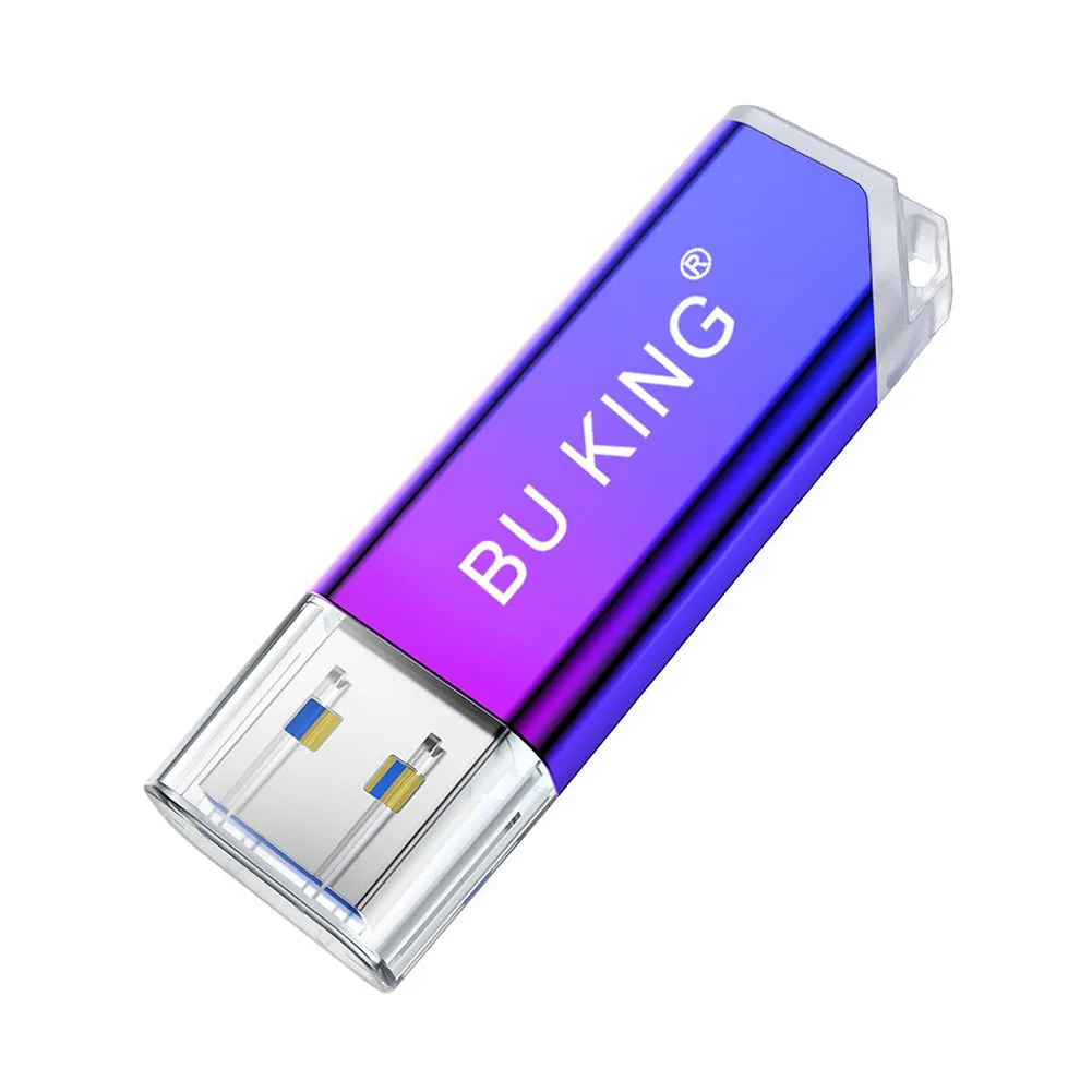 

Metal Flash Drive Lightweight Portable USB Stick Pendrive Gradient Purple