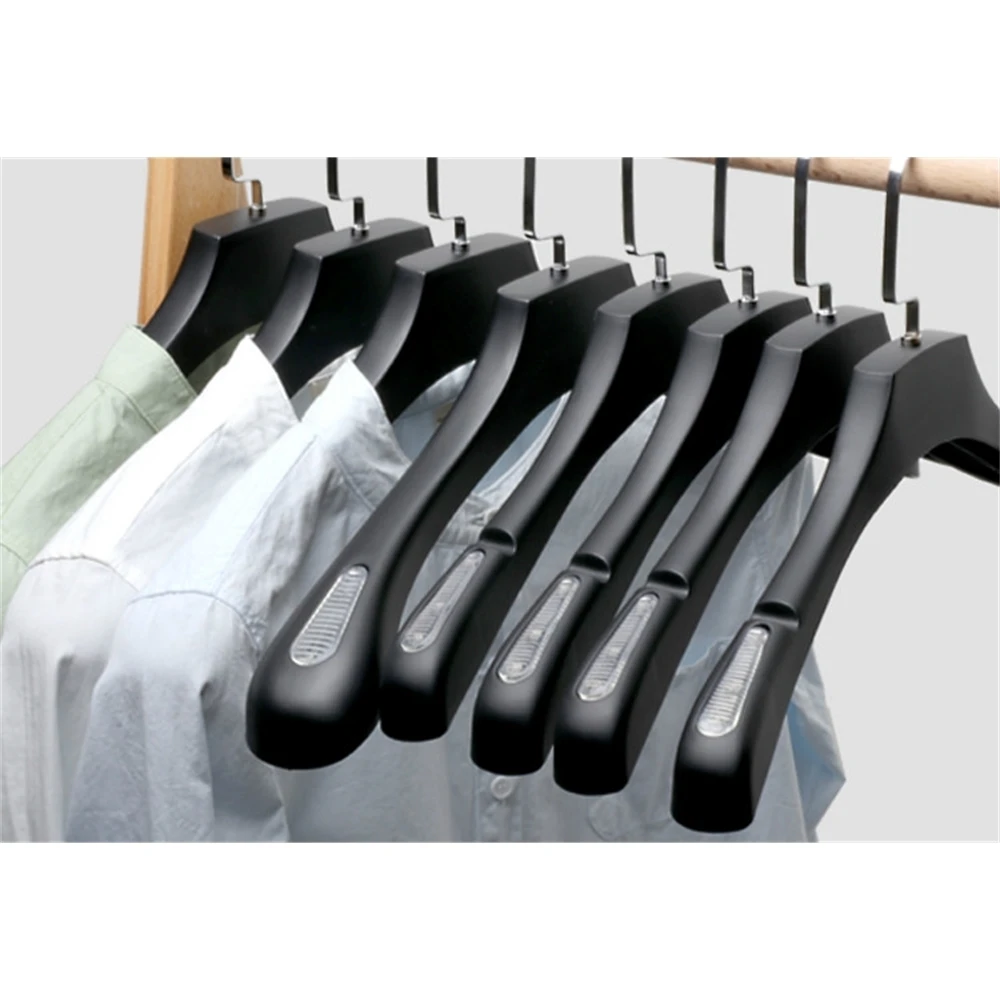 

Clothing Hangers Suit Thickened Plastic Matte Non-slip Seamless Wide Shoulders Support Adult Suit Hanger Garment Shelf Hook