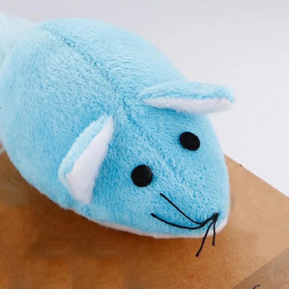 

Hot Sales Creative Pet Cat Chew Long Tail Mouse Mice Catnip Teaser Playing Plush Toys