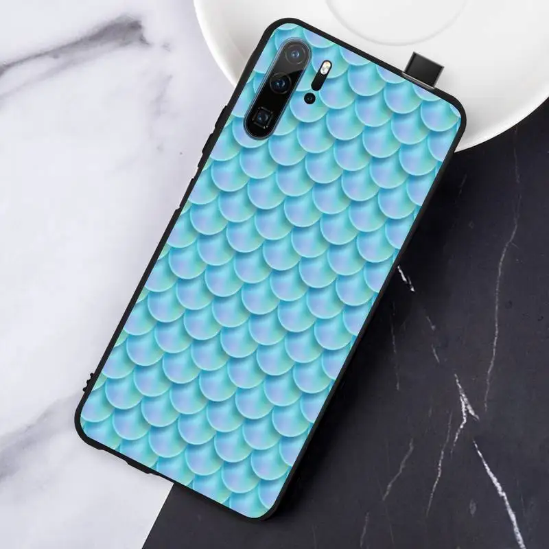 

Fish scale aesthetics pattern Phone Case For Huawei honor Mate P 10 20 30 40 Pro 10i 9 10 20 8 x Lite