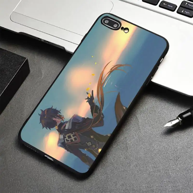 

Genshin impact zhongli Phone Case for iPhone 12 11 mini pro XS MAX 8 7 6 6S Plus X 5S SE 2020 XR