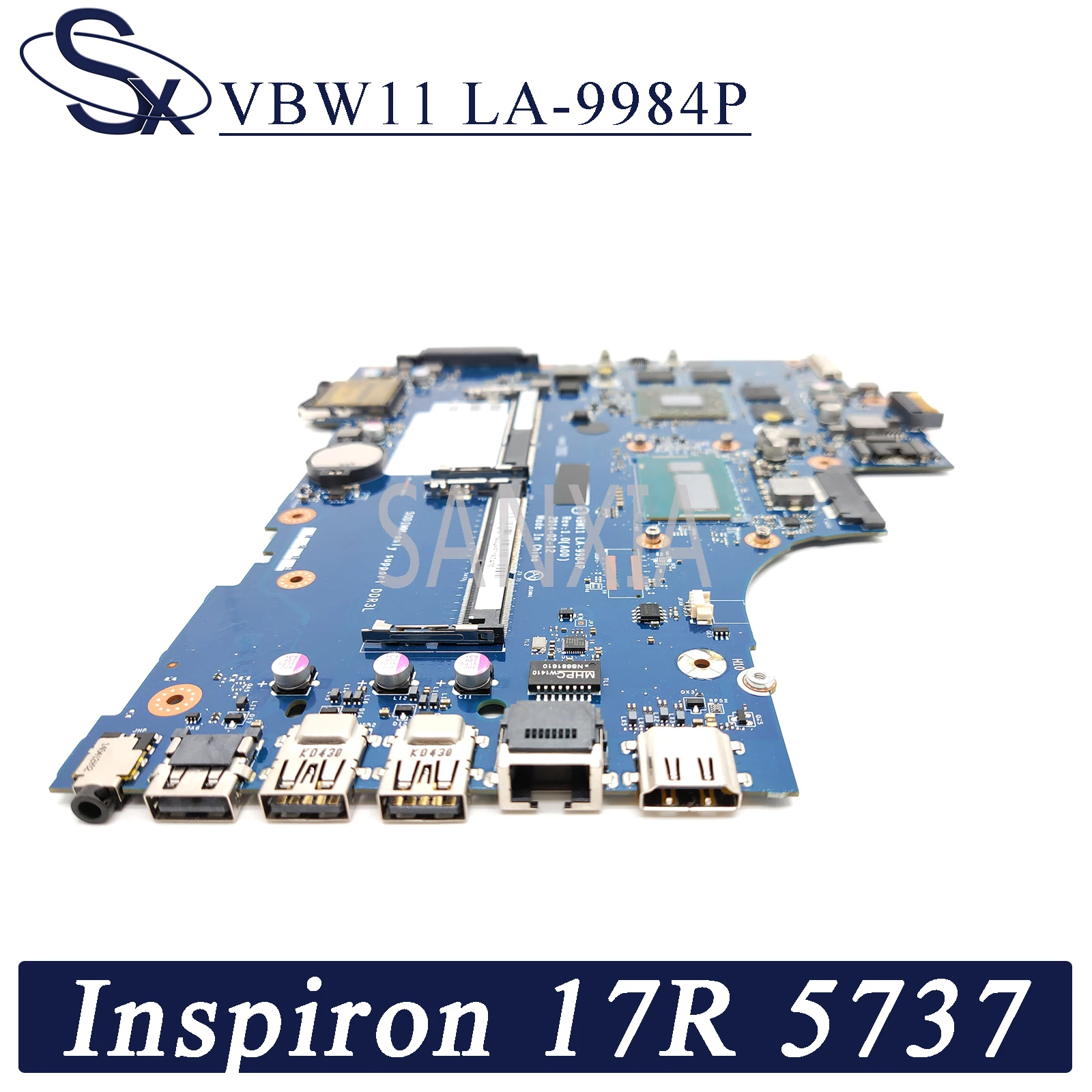 Материнская плата KEFU для ноутбука Dell Inspiron 17R 5737 3737 оригинальная материнская