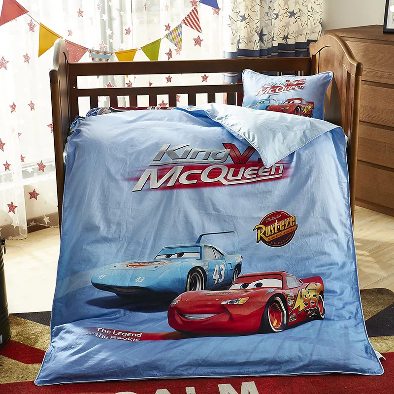 Детские кроватки disney, комплект из 3 предметов, мультяшный пододеяльник принцессы Софии Маккуин с изображением Минни Микки Мауса, детская кроватка, 60x120 см