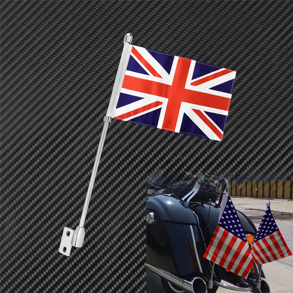 Багажная стойка для мотоцикла крепление флага задняя сторона индийского шефа